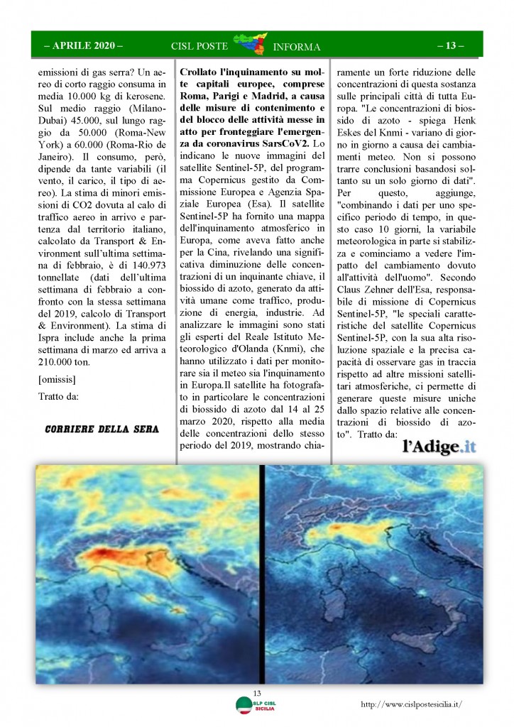 Cisl Poste Sicilia Informa Aprile 2020 _Pagina_13