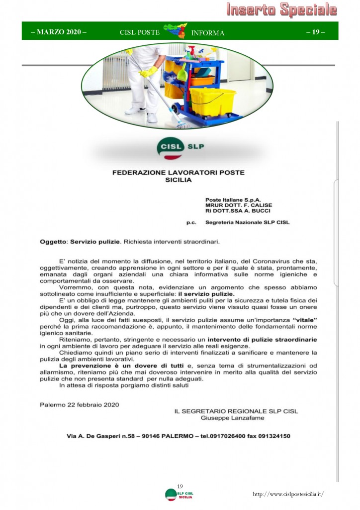 Cisl Poste Sicilia Informa Marzo 2020 _Pagina_19
