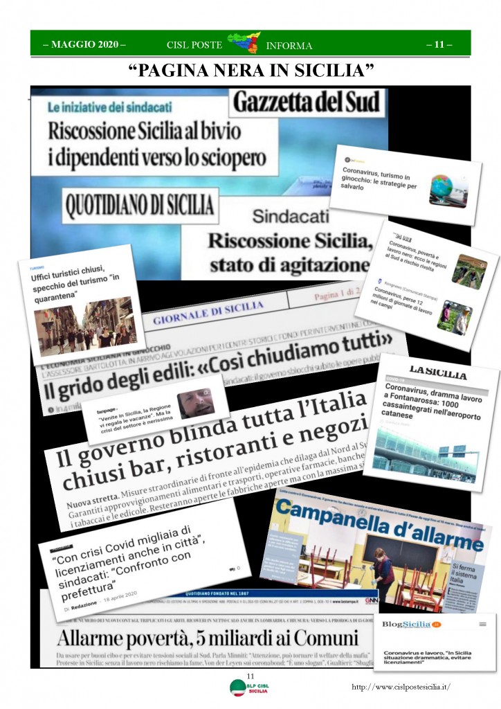 Cisl Poste Sicilia Informa Maggio 2020 _Pagina_11