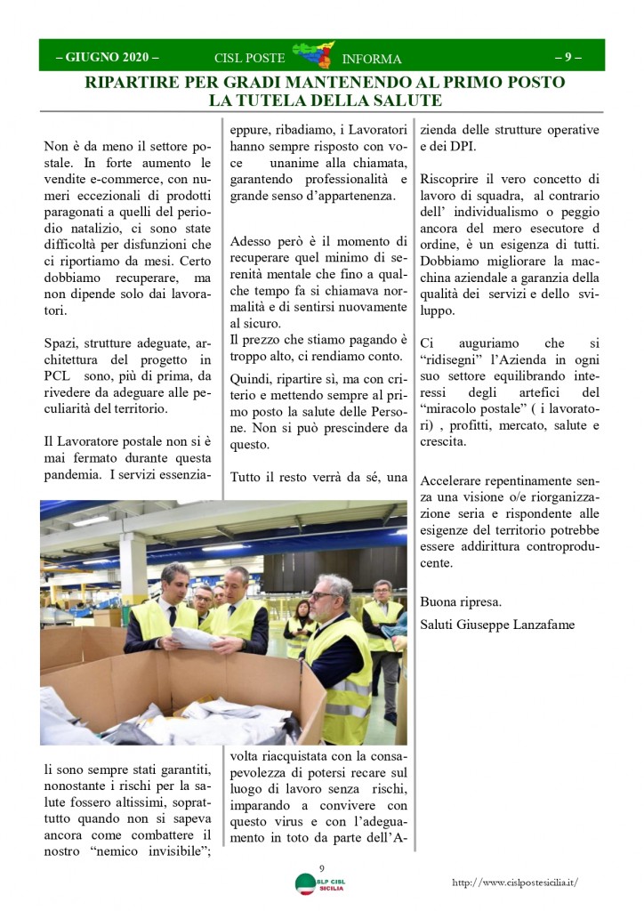 Cisl Poste Sicilia Informa Giugno 2020 _page-0009