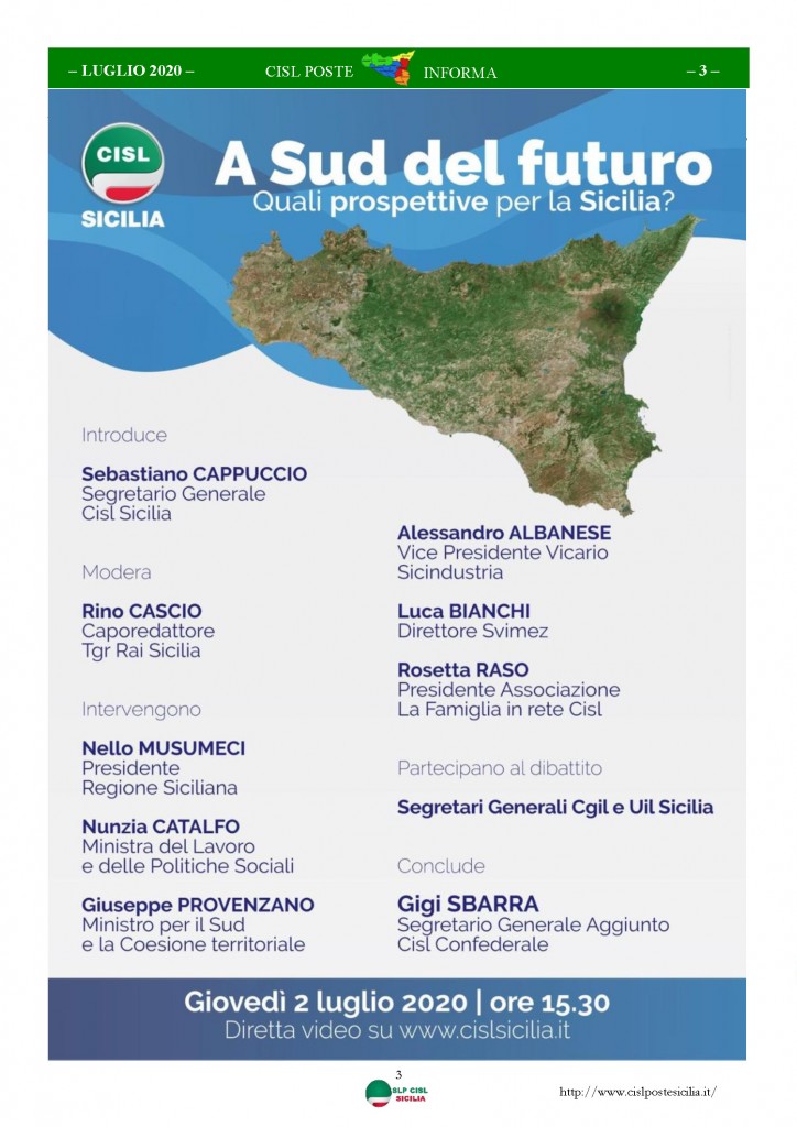 Cisl Poste Sicilia Informa Luglio 2020 _Pagina_03