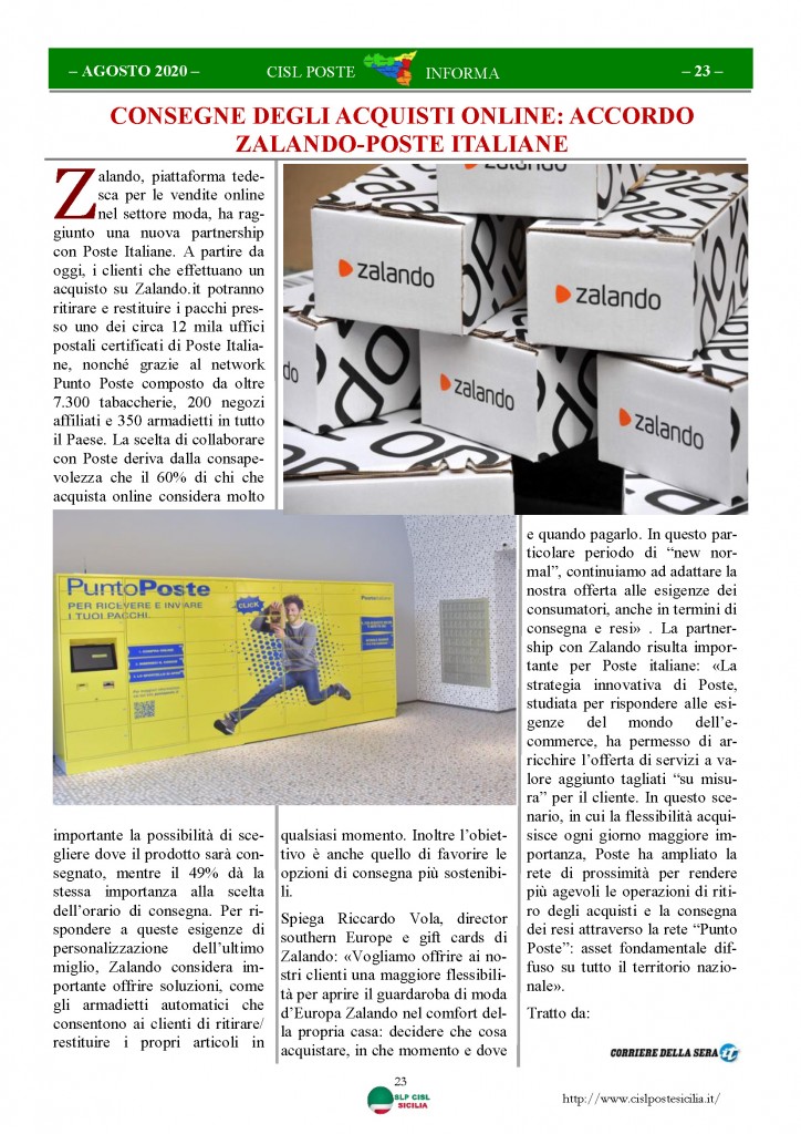 Cisl Poste Sicilia Informa Agosto 2020 _Pagina_23