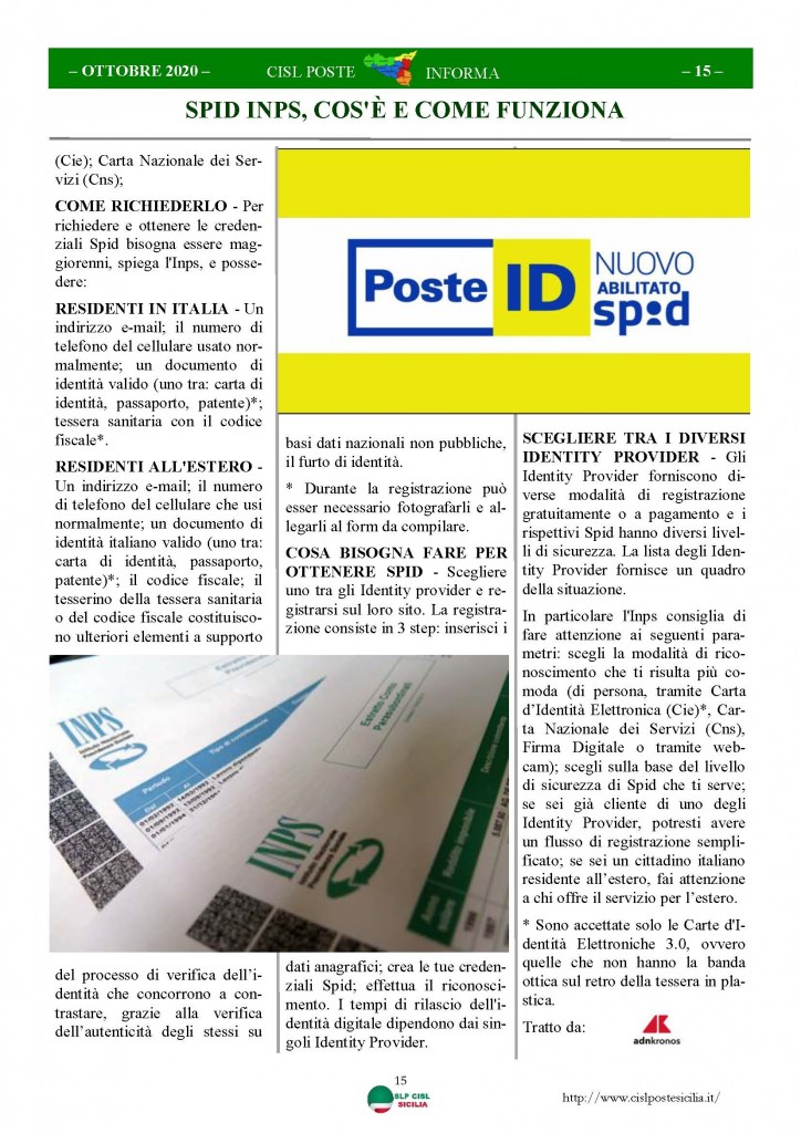 Cisl Poste Sicilia Informa ottobre 2020 _Pagina_15