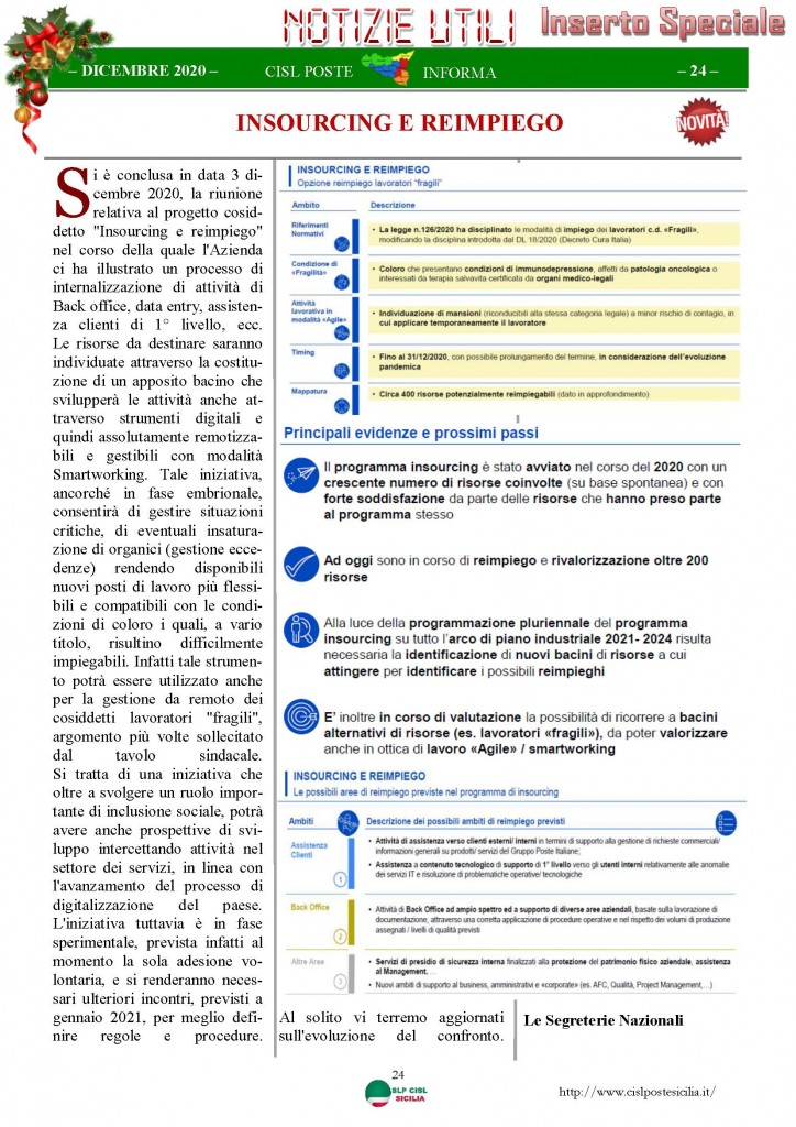 Cisl Poste Sicilia Informa Dicembrex 2020_Pagina_24